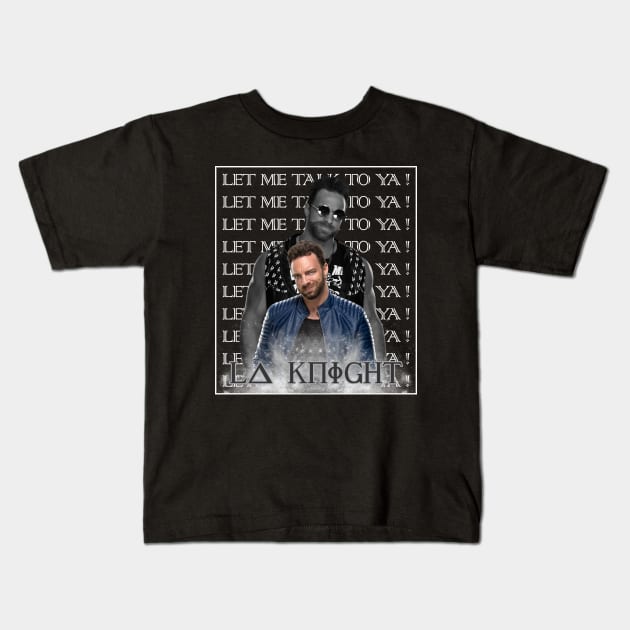 vintage la knight Kids T-Shirt by Kevindoa